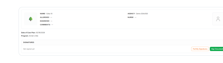 Nursing & Assessments — Conduct Digital Nursing Assessments screenshot
