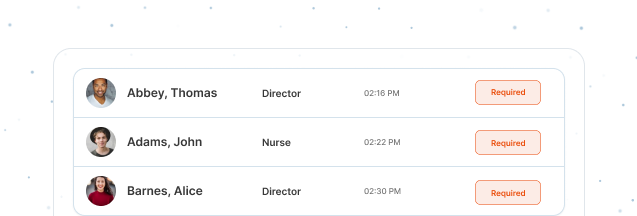Staff Training — Implement screenshot