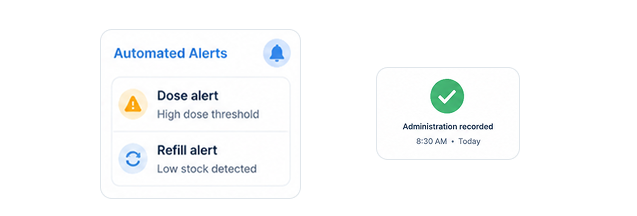 eMAR — Setup screenshot
