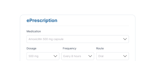 ePrescribing & Lab Ordering — Log In screenshot
