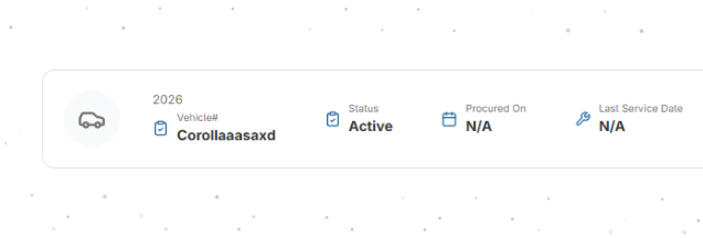 Fleet Management — Fleet Onboarding screenshot