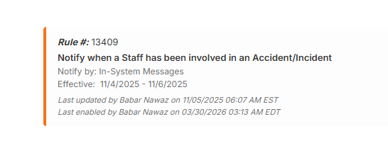 Alerts & Notifications — Configure Alert Rules screenshot