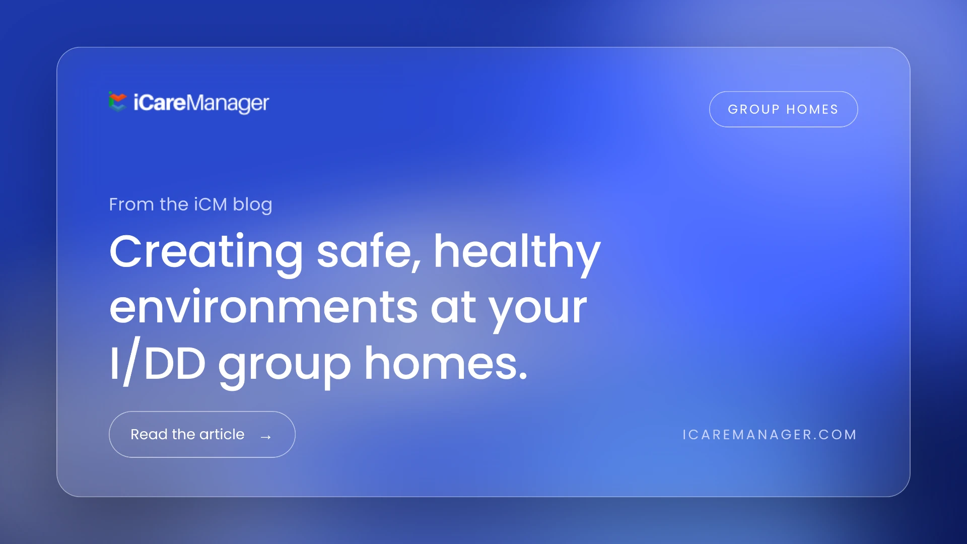 Creating Safe and Healthy Environments at your i/DD Group Homes