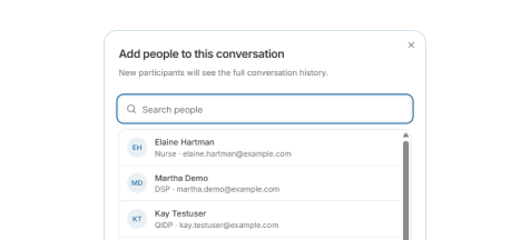 Internal Messaging — Real-Time Messaging screenshot