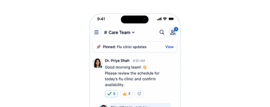 Internal Messaging — Mobile Access screenshot