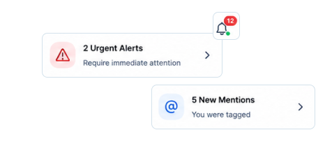 Internal Messaging — Smart Notifications screenshot