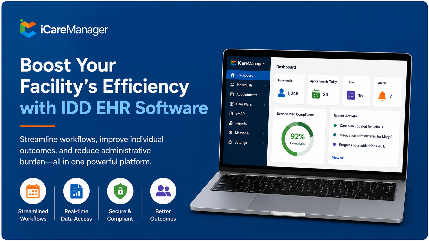 Boost Your Facility’s Efficiency with IDD EHR Software